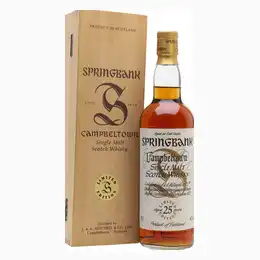 Springbank 25 Year Old Sherry Cask Millennium Series