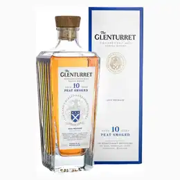 THE GLENTURRET 10 Year Old Peat Smoked 2023 Release Highland Single Malt Scotch Whisky 70cl 48.4%