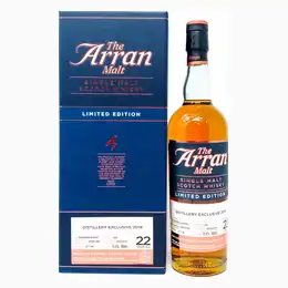 Arran 1996 22 Year Old Distillery Exclusive Cask #1243 Single Malt Scotch Whisky, 70cl, 51.6% ABV